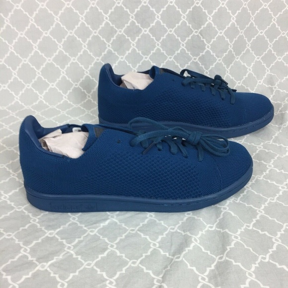adidas stan smith primeknit blue